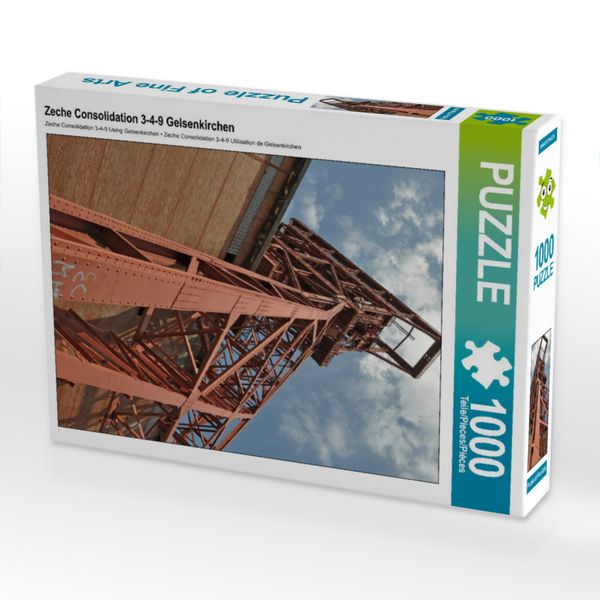 Produktbild: CALVENDO Puzzle Zeche Consolidation 3-4-9 Gelsenkirchen | 1000 Teile Lege-Gr&ouml;&szlig;e 64x48cm Foto-Puzzle f&uuml;r gl&uuml;ckliche Stunden