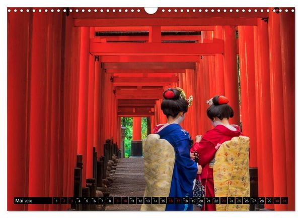 Produktbild: Kyotos Tempel - Bilder aus Japan (Wandkalender 2026 DIN A3 quer), CALVENDO Monatskalender