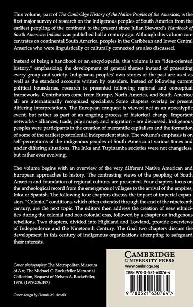 Produktbild: The Cambridge History of the Native Peoples of the Americas
