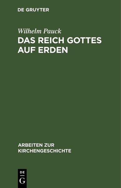 Produktbild: Das Reich Gottes auf Erden