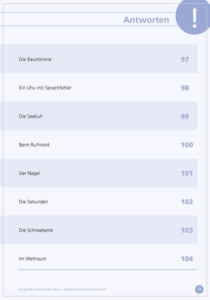 Produktbild: Das gro&szlig;e Scherzfragen-Quiz f&uuml;r Senioren