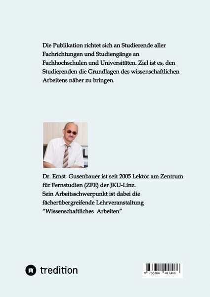 Produktbild: Wissenschaftliches Arbeiten