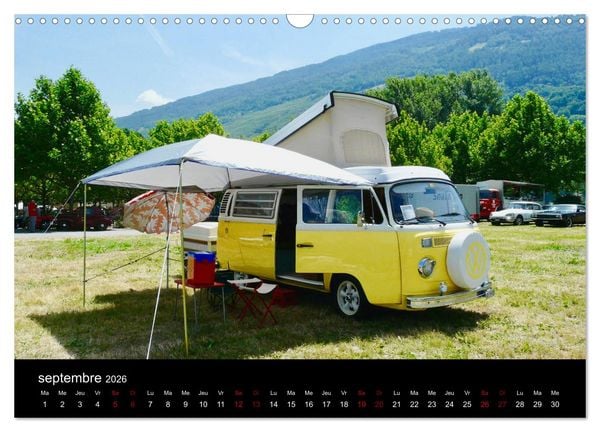 Produktbild: VOITURES VINTAGE (Calendrier mural 2026 DIN A3 vertical), CALVENDO calendrier mensuel