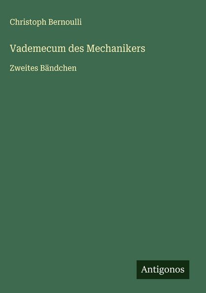 Produktbild: Vademecum des Mechanikers