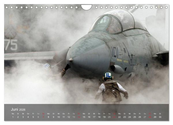 Produktbild: Luftwaffe. Kampfflugzeuge der USA (Wandkalender 2026 DIN A4 quer), CALVENDO Monatskalender