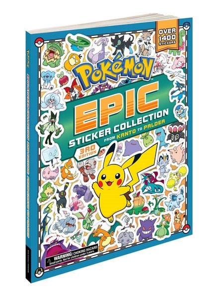 Produktbild: Pok&eacute;mon Epic Sticker Collection 3rd Edition: From Kanto to Paldea