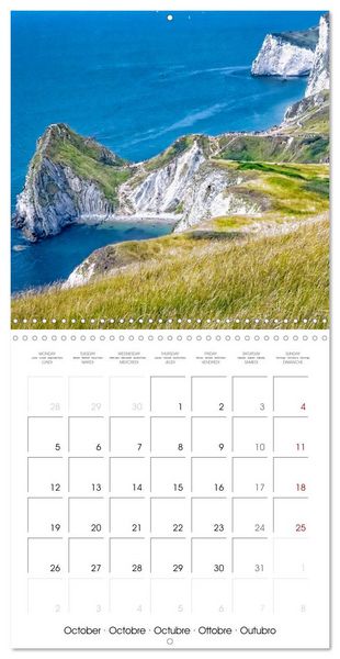 Produktbild: South England - Impressions from south western counties (Wall Calendar 2026 12 &times; 12 Inch) CALVENDO 12 Month Wall Calendar