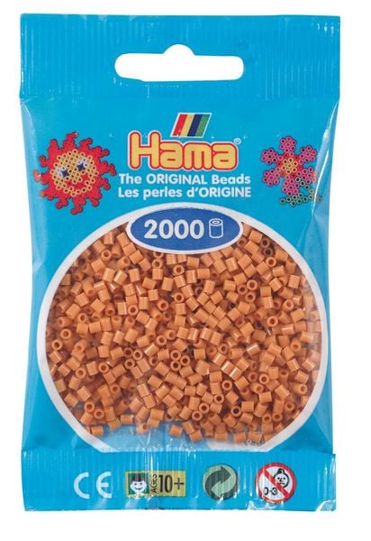 Produktbild: Mini-Perlen, 2000St. Hellbraun