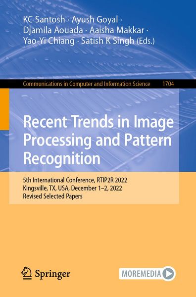 Produktbild: Recent Trends in Image Processing and Pattern Recognition