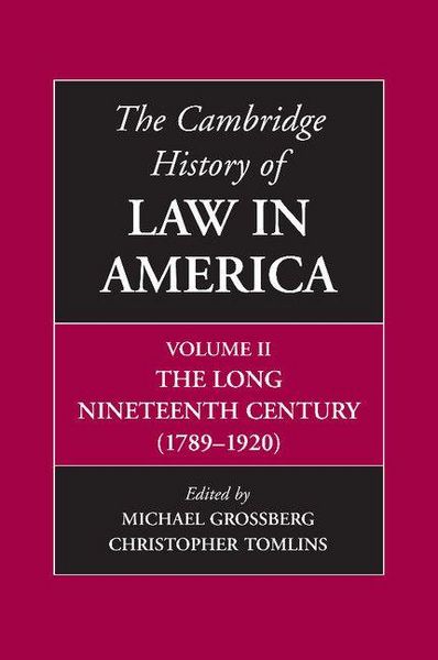 Produktbild: The Cambridge History of Law in America