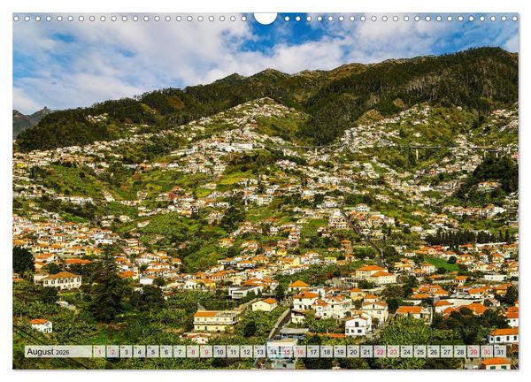 Produktbild: Madeira Die Stadt Funchal (Wandkalender 2026 DIN A3 quer), CALVENDO Monatskalender