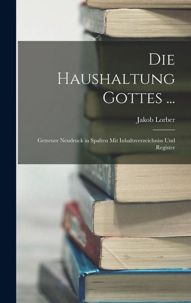 Produktbild: Die Haushaltung Gottes ...