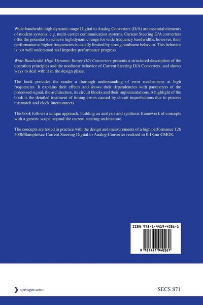 Produktbild: Wide-Bandwidth High Dynamic Range D/A Converters