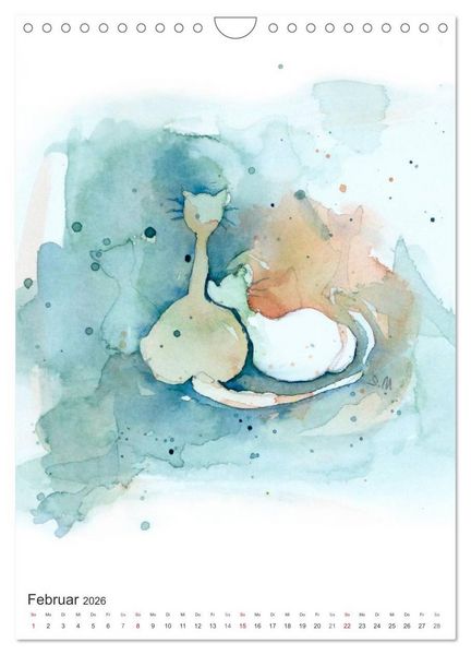Produktbild: CATS - silent moments, besinnliche Momente (Wandkalender 2026 DIN A4 hoch), CALVENDO Monatskalender