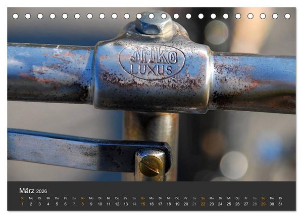 Produktbild: 1937 ADLER Fahrrad (Tischkalender 2026 DIN A5 quer), CALVENDO Monatskalender
