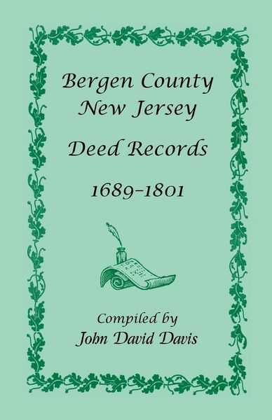 Produktbild: Bergen County, New Jersey Deed Records, 1689-1801