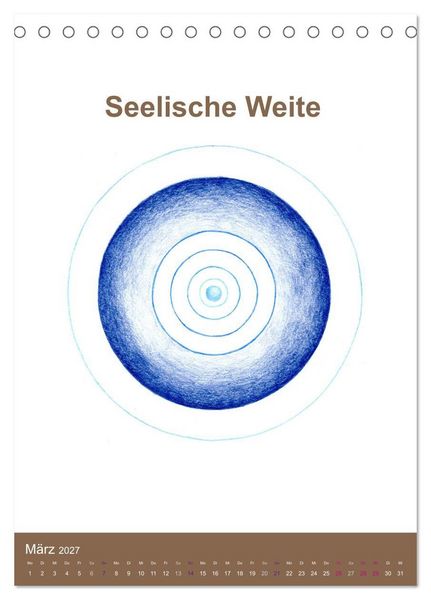 Produktbild: Delfinheilsymbole (Tischkalender 2027 DIN A5 hoch), CALVENDO Monatskalender