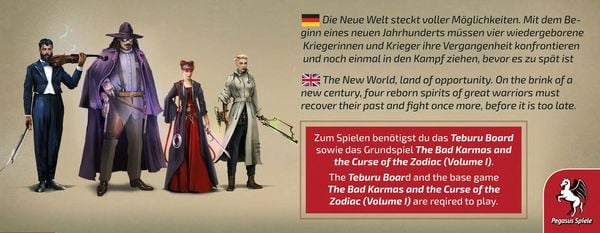 Produktbild: Teburu: The Bad Karmas and the Curse of the Zodiac: The New World Heroes [Erweiterung]