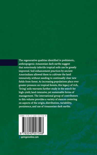 Produktbild: Amazonian Dark Earths: Explorations in Space and Time