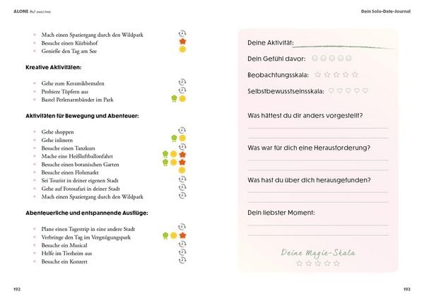 Produktbild: Alone but awesome &ndash; die Magie von Solo-Dates
