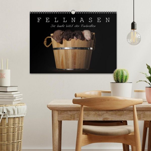 Produktbild: Fellnasen. Die bunte Welt der Farbratten. (Wandkalender 2026 DIN A3 quer), CALVENDO Monatskalender