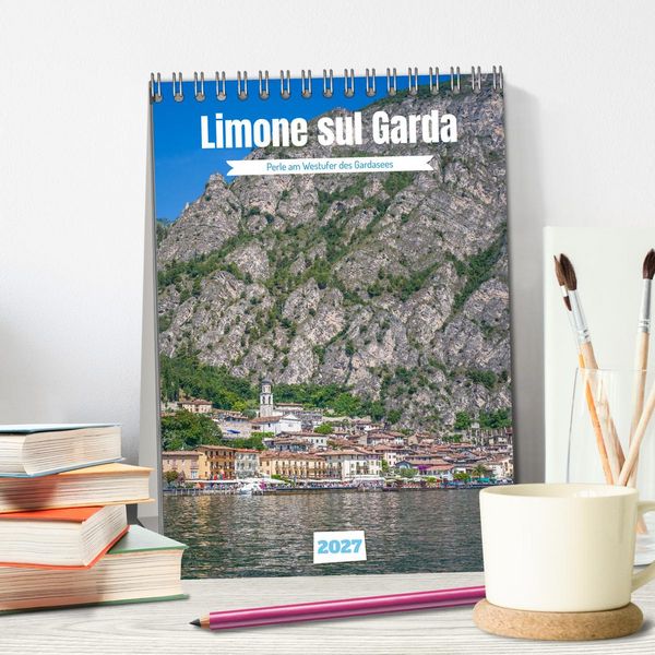 Produktbild: Limone sul Garda - Perle am Westufer des Gardasees (Tischkalender 2027 DIN A5 hoch), CALVENDO Monatskalender