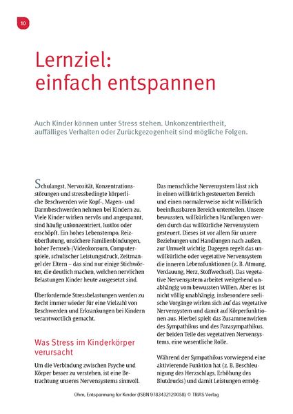 Produktbild: Entspannung f&uuml;r Kinder