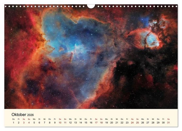 Produktbild: Distant Luminosity: Eine fotografische Reise durch das Universum (Wandkalender 2026 DIN A3 quer), CALVENDO Monatskalender