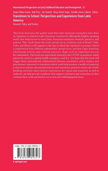 Produktbild: Transitions to School: Perspectives and Experiences from Latin America