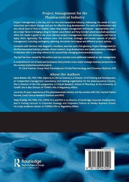 Produktbild: Project Management for the Pharmaceutical Industry