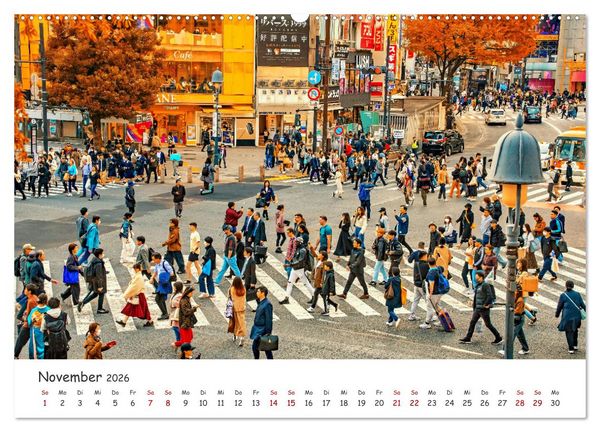 Produktbild: Unterwegs in Japan (hochwertiger Premium Wandkalender 2026 DIN A2 quer), Kunstdruck in Hochglanz