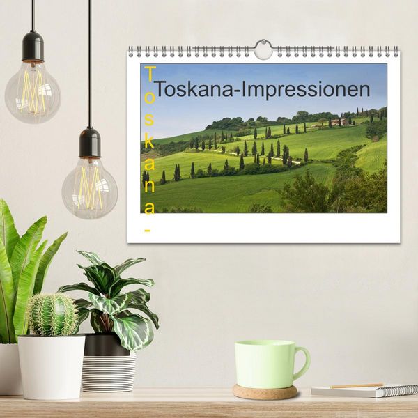 Produktbild: Toskana-Impressionen (Wandkalender 2026 DIN A4 quer), CALVENDO Monatskalender