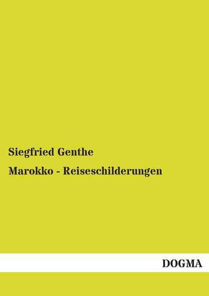 Produktbild: Marokko - Reiseschilderungen