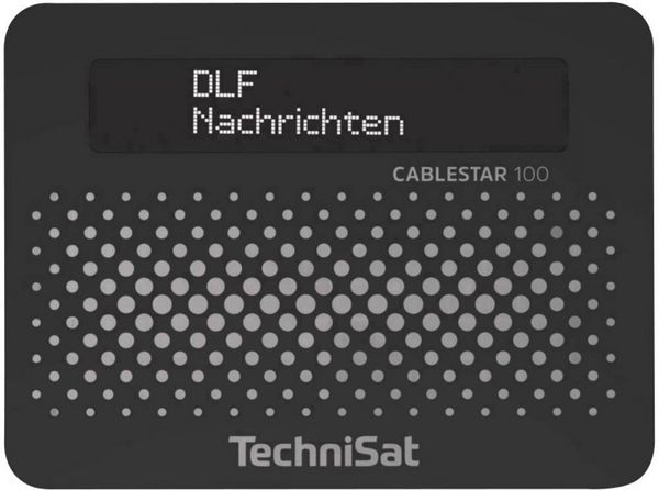Produktbild: TechniSat Cablestar 100 Digital-Radio Empfangsteil Schwarz