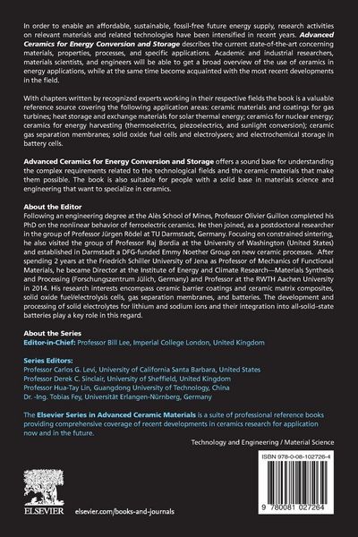 Produktbild: Advanced Ceramics for Energy Conversion and Storage