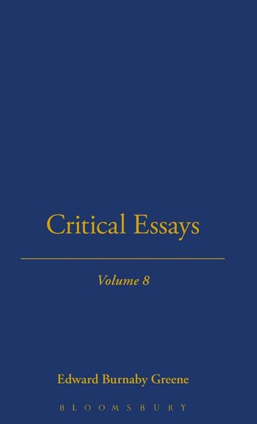 Produktbild: Critical Essays