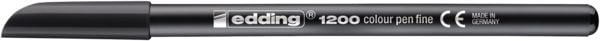 Produktbild: EDDING&reg; Fasermaler 1200, schwarz