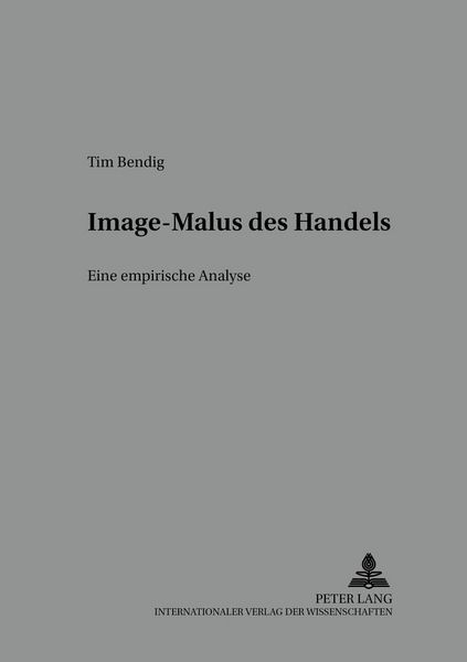 Produktbild: Bendig, T: Image-Malus des Handels