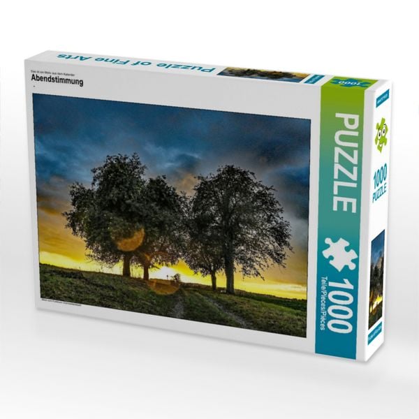 Produktbild: CALVENDO Puzzle Abendstimmung | 1000 Teile Lege-Gr&ouml;&szlig;e 64x48cm Foto-Puzzle f&uuml;r gl&uuml;ckliche Stunden