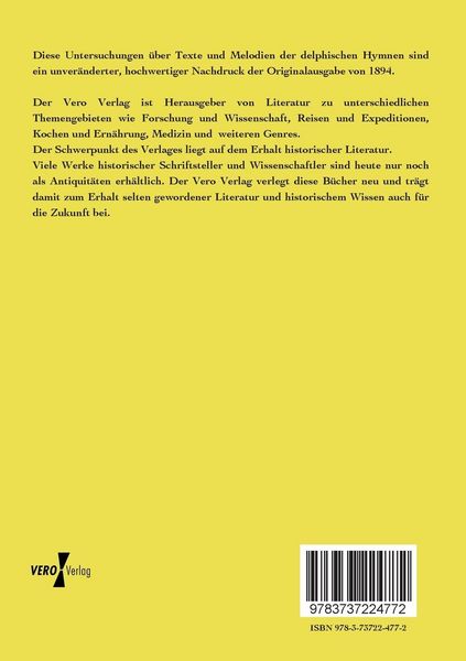 Produktbild: Die delphischen Hymnen