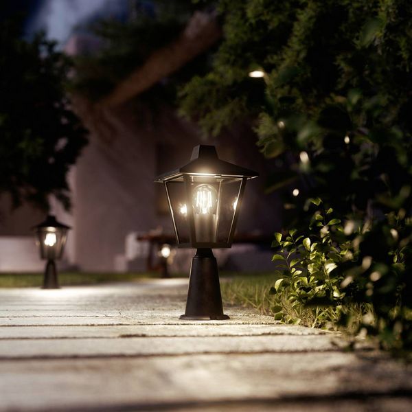 Produktbild: Philips LED 929004141501 Kinno Außenstandleuchte E27 Schwarz