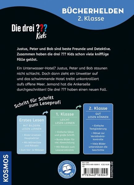 Produktbild: Die drei ??? Kids, B&uuml;cherhelden 2. Klasse, SOS auf hoher See