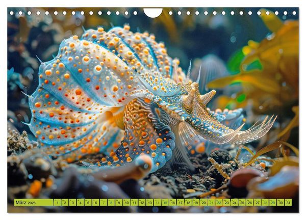 Produktbild: Fantastische Unterwasserkreaturen - Hybridtiere (Wandkalender 2026 DIN A4 quer), CALVENDO Monatskalender