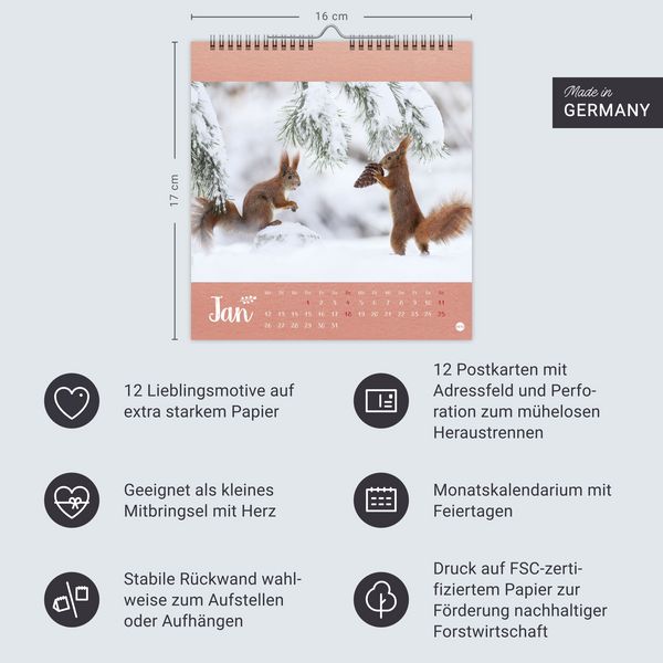 Vadim Trunov: Märchenhaftes Waldleben Postkartenkalender