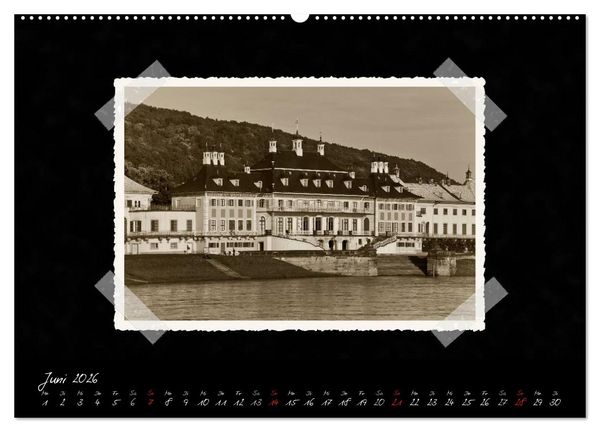 Produktbild: Dresden - Ein Kalender mit Fotografien wie aus einem alten Fotoalbum (hochwertiger Premium Wandkalender 2026 DIN A2 quer), Kunstdruck in Hochglanz