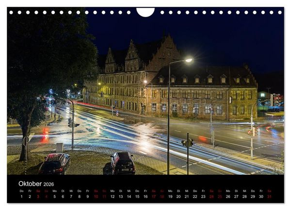 Produktbild: Rudolstadt bei Tag und Nacht (Wandkalender 2026 DIN A4 quer), CALVENDO Monatskalender