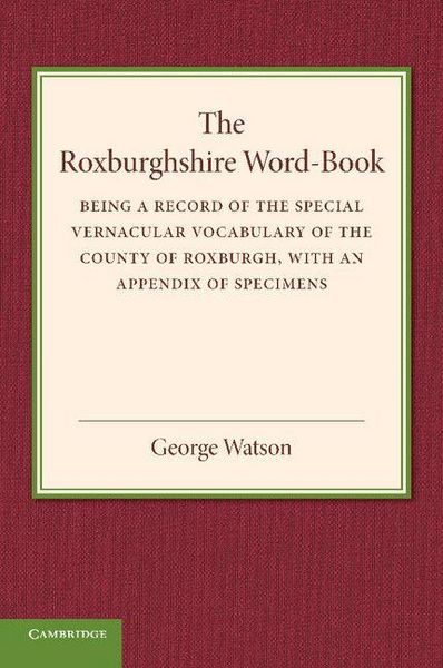 Produktbild: The Roxburghshire Word-Book
