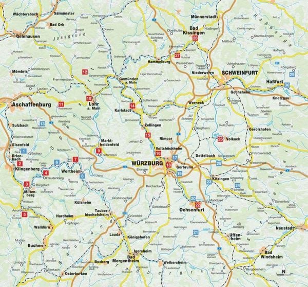 Produktbild: Wanderungen f&uuml;r Senioren Mainfranken