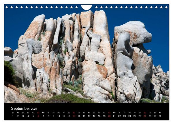 Produktbild: Sardinien Costa Smeralda und der Norden (Wandkalender 2026 DIN A4 quer), CALVENDO Monatskalender