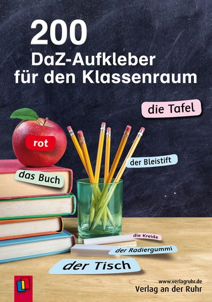 200 DaZ-Aufkleber für den Klassenraum, Nonbook von Redaktionsteam Verlag an der Ruhr, Verlag an der Ruhr, 978-3-8346-3141-1